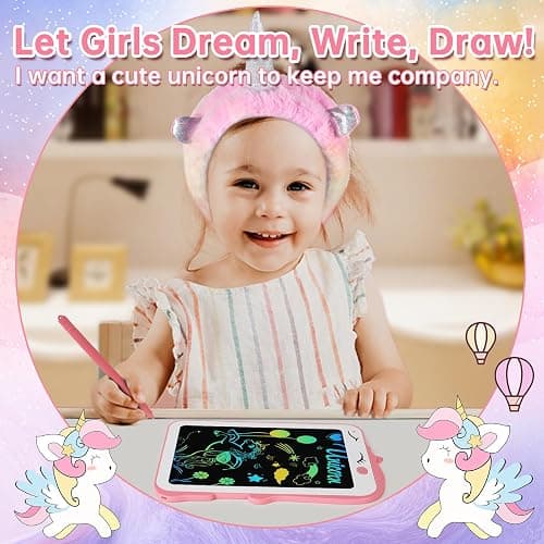 Jenria Unicorn Gifts for Girls, Girls Toys Age 6-8, Christmas Birthday Gifts for Girls Age 3 4 5 6 7 8 Years Old Girl Birthday Gift Ideas, Unicorn Toys, for Daughter, Niece thumbnail 4