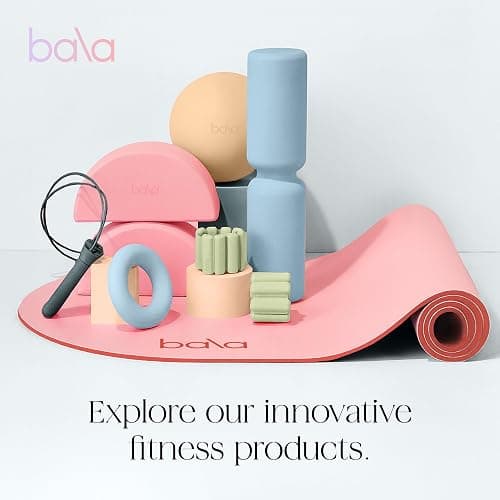 Bala Bands Resistance Bands for Women & Men - Fabric Exercise Bands for Working Out - Wrist, Ankle, Legs & Booty Bands - Workout Resistance Bands for Yoga, Pilates, Strength Training thumbnail 6