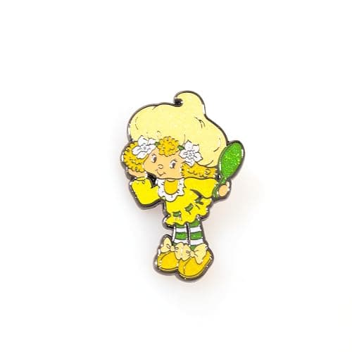 Strawberry Shortcake 'Limited Edition' 4-Pack Glitter Enamel Pin Set with Strawberry Shortcake, Lemon Meringue, Orange Blossom & Blueberry Muffin Pins thumbnail 3