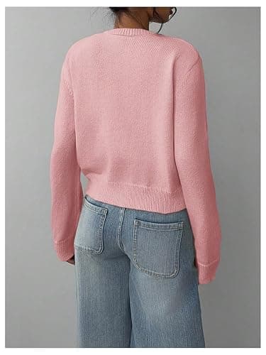 SOLY HUX Women's Button Down Cropped Lightweight Cardigan Sweater | Cute Fall Fashion, 2026 thumbnail 2