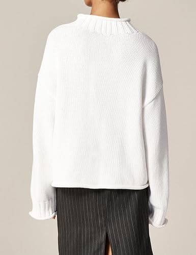 Yimoon Womens Oversized Rollneck Sweater Casual Cable Knit Long Sleeve Chunky Pullover Sweater Fall Winter Knitwear 2026 thumbnail 2