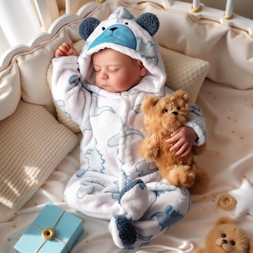BABESIDE Reborn Baby Dolls Boy, 20 Inch Lifelike Newborn Real Life Poseable Realistic Doll for Boy Soft Vinyl and Cloth Body Baby Dolls with Clothes and Toy Gift for Kids Age 3+ thumbnail 6