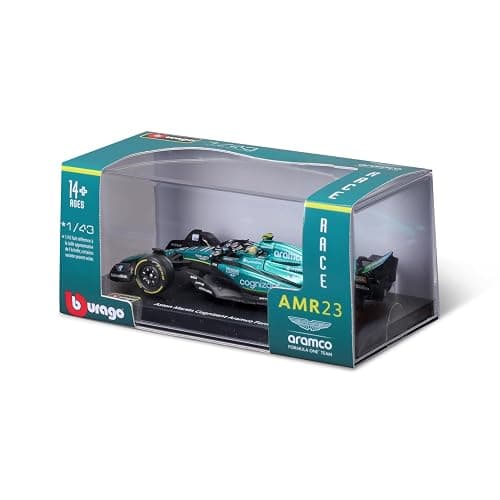 Bburago 1:43 Race Aston Martin AMR23 (2023) w/Driver thumbnail 9