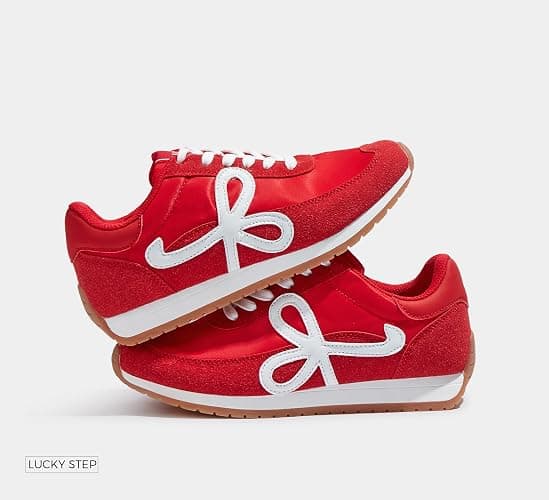 LUCKY STEP Women's Fashion Sneakers Trendy Stylish Low Top Classic Retro Casual Ladies Comfortable Running Walking Shoes thumbnail 7