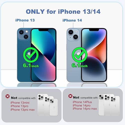 SleekCover Compatible with iPhone 13/14 Case,Cute Aesthetic Striped Pattern Cover for Women Girls,Soft TPU Shockproof Protective Stylish Kawaii Case for iPhone 13/14 6.1",Green thumbnail 2