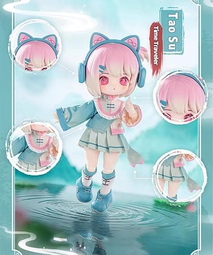 CALEMBOU BJD Blind Box, 1/12 Cute NAGI Yunxu Story Series 14cm Ball Jointed Doll, Cute Dress Up Doll with Joints, Collection Action Figure for Birthday Christmas thumbnail 4