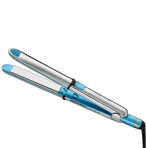 BaBylissPRO Nano Titanium Prima Ionic Hair Straightener – Professional Flat Iron & Curling Iron in One for Stylists, Pro Styling Hair Tool - Image 1