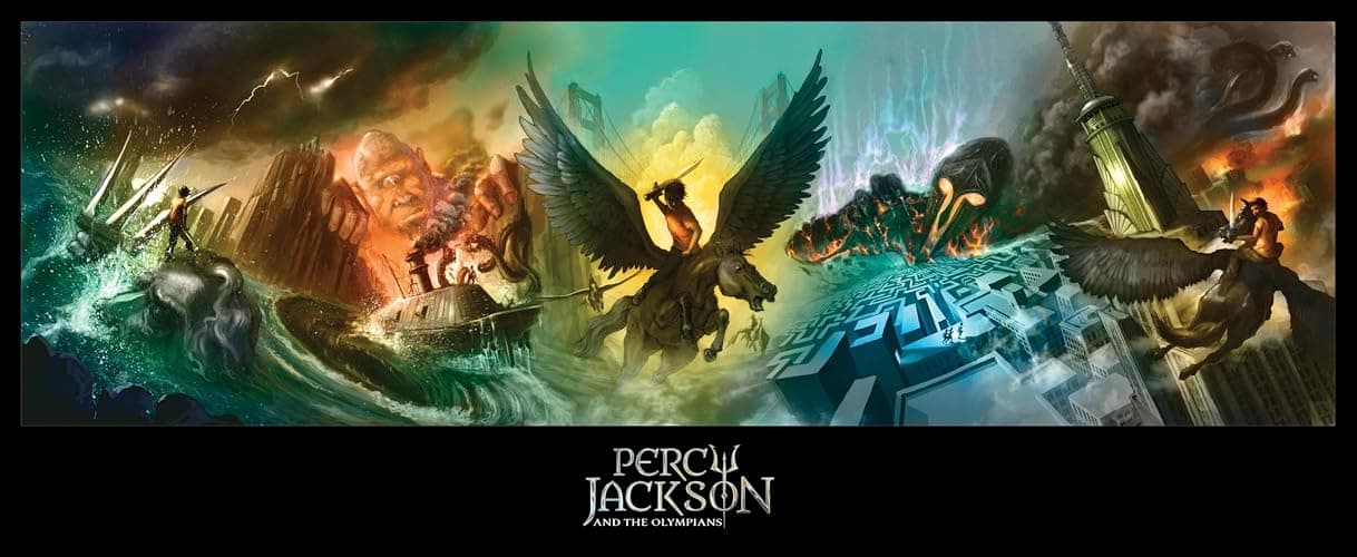 Percy Jackson and the Olympians 5 Book Paperback Boxed Set (w/poster) thumbnail 5