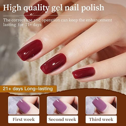 JODSONE 100 PCS (5 ml each) Gel Nail Polish Kit No Wipe Soak off Base Coat and Matte Glossy Top Coat Gel Polish Collections Gifts for Manicure Lovers thumbnail 5