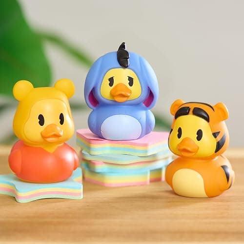 Duckalooz Disney Character Toy Ducks 8-piece Bundle Pack | 2.75-inch Tall, Includes Disney's Stitch, Simba, Tinkerbell, Moana, Hei Hei, Tigger, Eeyore, Pooh thumbnail 3