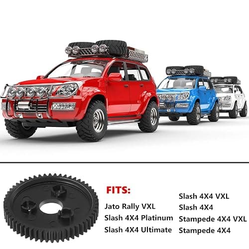Sumind 5 Pieces 54T 0.8 32 Pitch Plastic Spur Gear Compatible with 4 x 4 VXL Rally VXL HPS HPI RC Car and Boat thumbnail 6