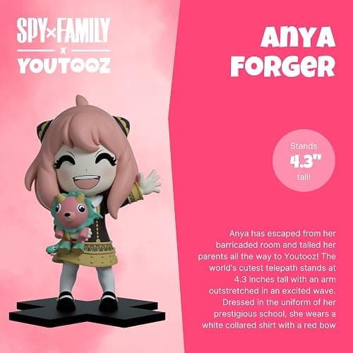 Youtooz Spy x Family Anya Forger 4.3" Vinyl Figure, Collectible Anya Forger with Chimera from Spy x Family thumbnail 3