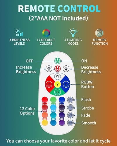 Black Liquid Motion Lamps 17 Colors Changing with Remote, 13.5 Inch LED Night Light for Kids Adults, Mood Lighting Small Table Lamp for Bedroom Nightstand Office Decor, Cool Birthday Christmas Gifts thumbnail 2