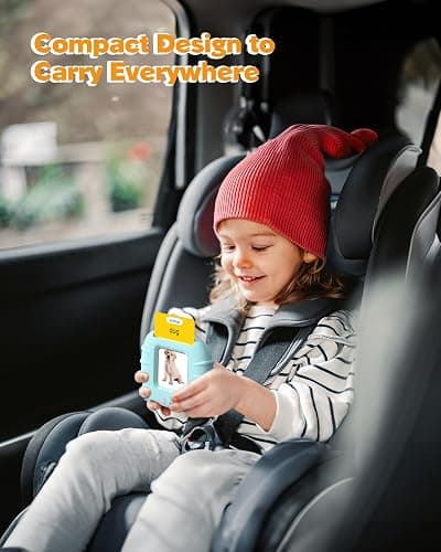 Airbition Talking Flash Cards for Toddlers 1 2 3 4 Year Olds, Montessori Language Learning with 224 Words, Pocket Speech Therapy and Autism Playthings, Children's Sensory Educational Device thumbnail 6