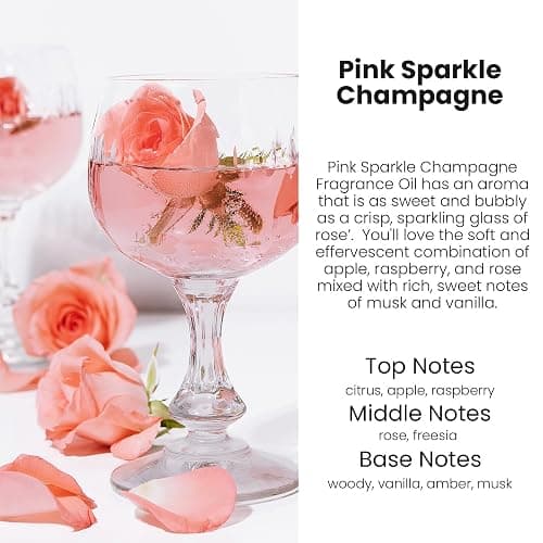 HoogaLife Car Air Freshener Diffuser 2 Pack Hanging Air Freshener Diffuser - Pink Sparkle Champagne Fragrance Oil Air Diffuse r for Car, 45+ Days Long Lasting Fragrance Made in USA (P38) thumbnail 3