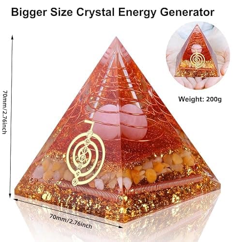 Orgone crystal pyramid - Image 1