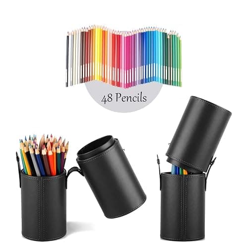 Narwey Makeup Brush Holder Travel Brushes Case Bag Cup Storage Dustproof for Women (Black) thumbnail 5