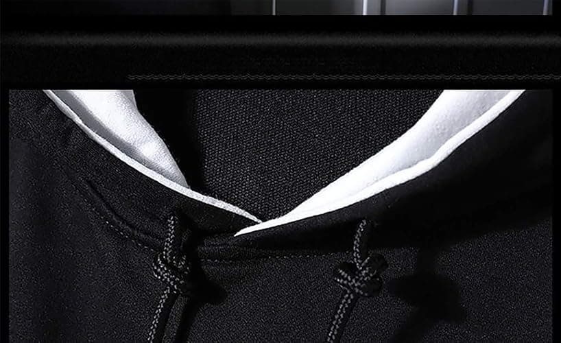 DUDHUH Mens Hoodie Fashion Pullover Letter Print Tracksuit Techwear Casual Coat Hip-Hop Sweatshirt thumbnail 6