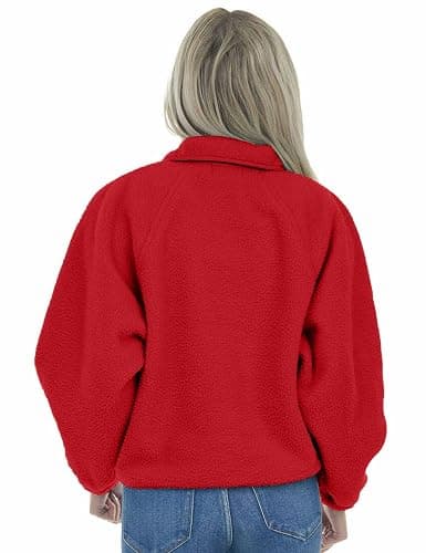 Aoang Womens Winter Coats Casual Lapel Long Sleeve Fleece Faux Fur Jacket thumbnail 4