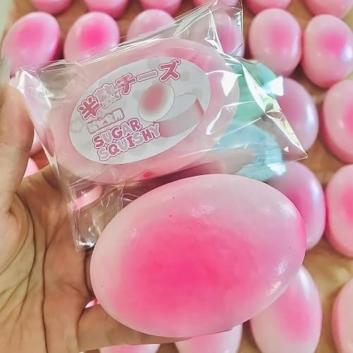 Slow Rising Squishy Toys, 4Pcs Sticky Bread Squishies Fidget Toys for | Super Soft Slow Rising Squishies, Vibrant Bread Shape Squeeze Toy for Anxiety Relief, ADHD, Party Favors thumbnail 6