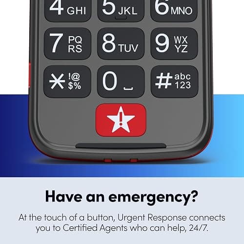 LIVELY Jitterbug Flip Cell Phone for Seniors, Flip2, Red | Simple Flip Phone for Seniors with No SIM Needed, Requires an Activated Phone Plan, Not Compatible with Other Carriers thumbnail 5