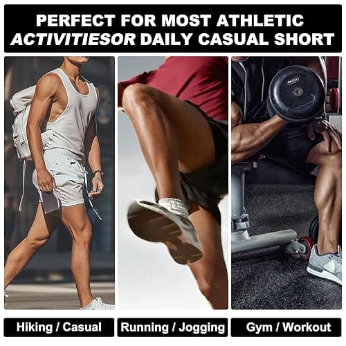 AIMPACT Men's Mesh Running Shorts 3 Inch Quick Dry Gym with Pockets | Lightweight, Breathable, Moisture-wicking, Unlined, Side Slits, Elastic Waist, Drawstring, for Training & Workout thumbnail 6