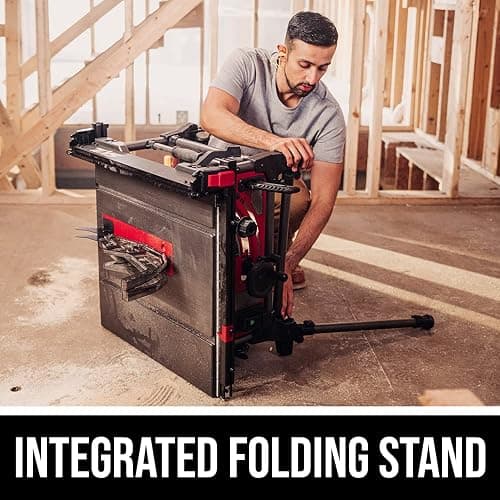 SKIL 15 Amp 10 Inch Portable Jobsite Table Saw with Folding Stand- TS6307-00 thumbnail 3