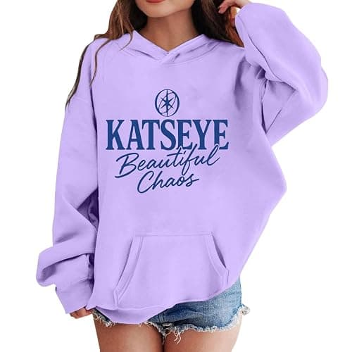 KATSEYE Hoodies for Kids Katseye Merch Sweatshirts Fashion Music Album Graphic Long Sleeve Concert Streetwear for 3-14 Years thumbnail 2