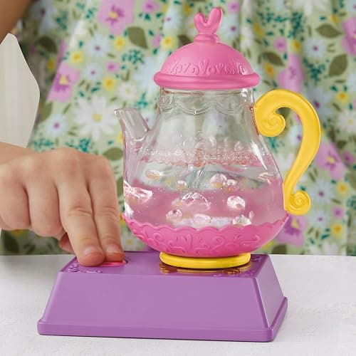Baby Alive Bubbly Tea Party Sophia Sparkle Doll with Teapot Accessories, Brown Hair, 11 Inches, Kids Toys, Ages 3+ thumbnail 2