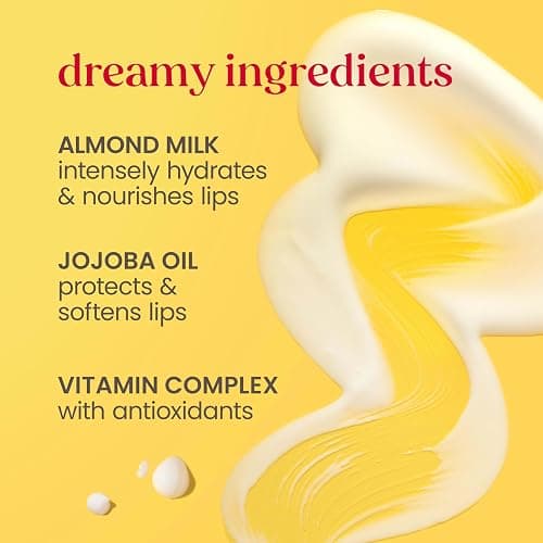 Burt’s Bees Stocking Stuffers, Lip Milk, Daily Lip Moisturizer, Toasted Coconut, Vitamin Enriched Moisturizing Lip Balm with Almond Milk and Jojoba Oil, Hydrating for Softer Lips, 1 Tube, 0.34 Fl Oz thumbnail 8