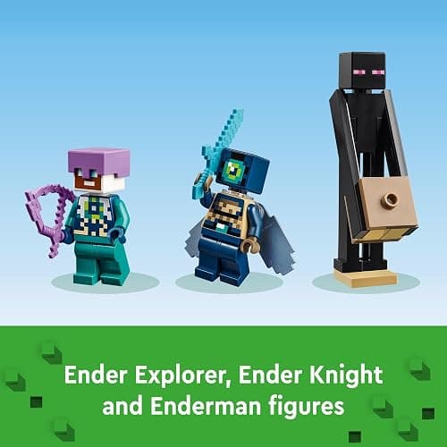 LEGO Minecraft The Ender Dragon and End Ship Building Set, Video Game Toy with 2 Minecraft Minifigures, Dragon Toy Action Playset for Kids, Birthday Gift for Boys and Girls Ages 8 and Up, 21264 thumbnail 6