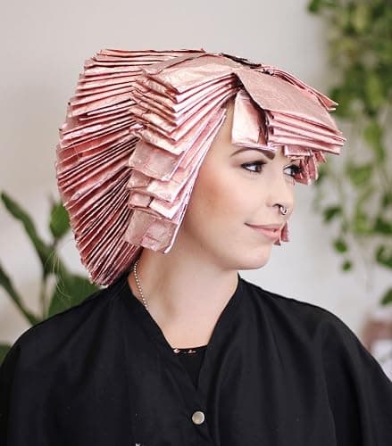 Framar Rosé Hair Foils For Highlighting - Pop Up Hair Foil, Highlight Foils For Hair, Aluminum Foil Sheets, Salon Foils For Hair Stylist, Hair Dye Supplies, Non Slip 500 Pop Up Foil Sheets thumbnail 4