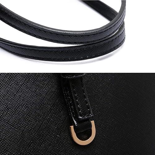 LIRENSHIGE Handbags for Women, Tote Bag Soft PU Leather Large Capacity Ladies Handbag Womens Top Handle Shoulder Bag For women Black Handbag thumbnail 9