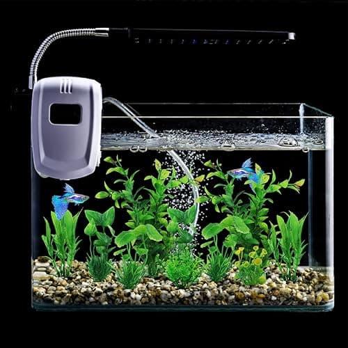 PietyPet Fish Tank Accessories Green Plants, 10pcs Green Fish Tank Decorations, Aquarium Decor Plastic Plants thumbnail 6