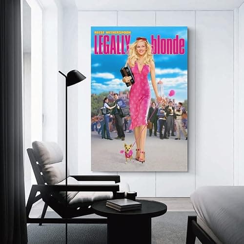 brrf Legally Blonde Movie Poster Poster Decorative Painting Canvas Wall Art Living Room Posters Bedroom Painting 24x36inch(60x90cm) thumbnail 3
