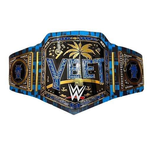 New Jey Uso Yeet Championship Title Belt – Undisputed Championship Replica Belt 2MM - Easy Wear Adjustable 4MM Leather Strap - Adult Size - Image 1