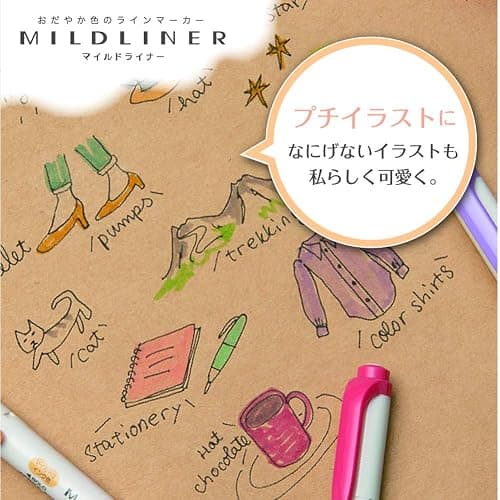 Zebra Mildliner WKT7-25C Highlighter, Set of 25 Colors thumbnail 4