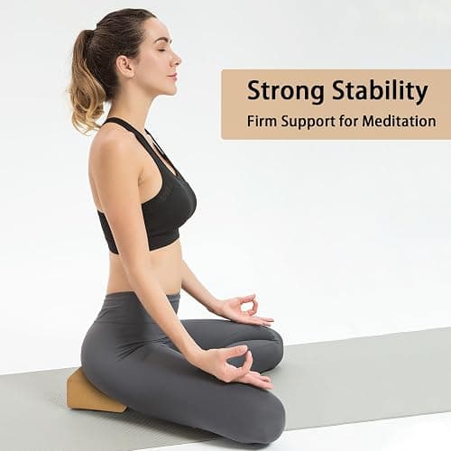 Hatha Yoga Cork Yoga Block, Natural Cork from Portuguese, Premium Brick, Eco-Friendly Yoga Accessories for Yoga, Pilates & Stretching thumbnail 7