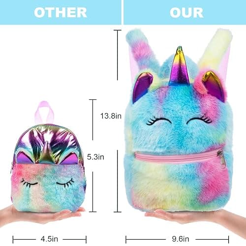ZITA ELEMENT 7 Pcs American 18 Inch Doll Clothes and Accessories - 18 Inch Doll Clothes Set with Backpack, Waist Bag, Cell Phone, Tablet, Camera thumbnail 3