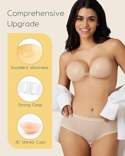 Niidor Adhesive Strapless Bra thumbnail 4