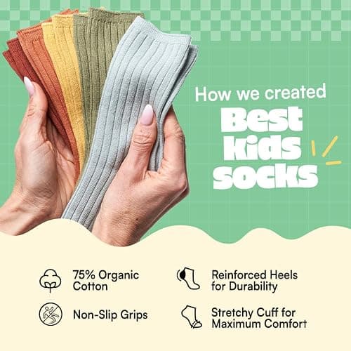 Foot Cardigan Kids Organic Cotton Socks - Medium - Jewels thumbnail 2