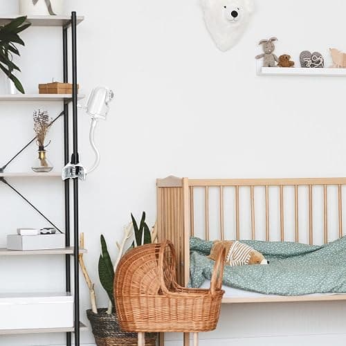 Baby Monitor Mount, Universal Baby Camera Holder Baby Camera Stand for Crib Nursery, Compatible with Infant Optics DXR-8 and DXR-8 PRO thumbnail 7