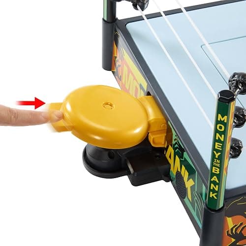 Mattel WWE Money in The Bank Cash-in Ring Playset with 2 Play Modes & 40+ Sounds & Phrases, Includes Launcher Crane, Ladders & Briefcase, 13-Inch x 20-Inch thumbnail 6