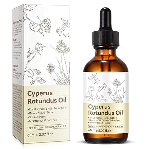 Cyperus Rotundus Oil, Cyprus Oil for Hair Removal, Natural Soothing and Gentle, Reducing Body Hair Growth, Smooth Skin & Hair Removal, 2.02 Fl Oz - Image 1