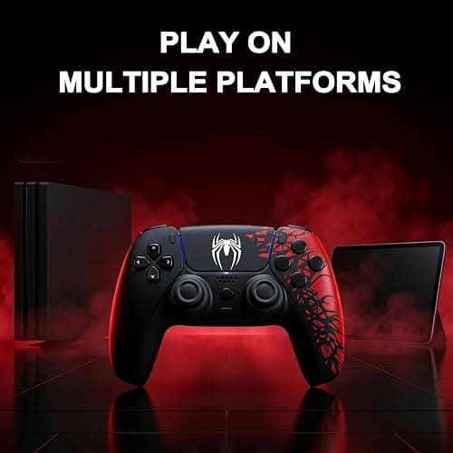 EYZPWE Wireless Controller for PS5 Controller, with Dual Vibration/Motion Sensor/Screenshot/3.5mm Audio Jack, Compatible with PS5/Pro/Slim Console thumbnail 4