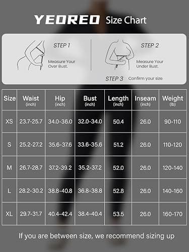 YEOREO Women Long Sleeve Workout Jumpsuit Zip Up Romper Bottom Pants Bodysuit Bodycon Sexy One Piece thumbnail 6