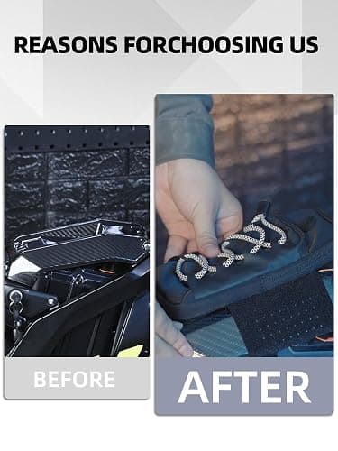 JFG RACING Frame Battery Bag for E Dirt Bike,Motorcycle Front Cover Storage for Electric Dirtbike Tutti Soleil 01/Surron Light Ultra Hyper Bee/E Ride Pro S SS SR/Talaria MX3 MX4 MX5 Ebike-Black thumbnail 6