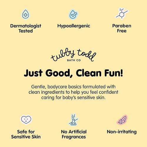 TUBBY TODD All Over Ointment Baby Eczema Cream, Everyday Multi-Purpose Baby Skin Relief Cream, Sensitive and Dry Skin, Rash & Irritation - Steroid & Gluten Free, Fragrance-Free, 8 oz, 2 Pack thumbnail 8