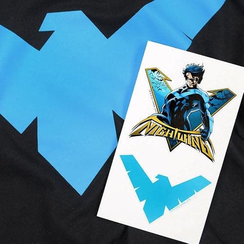 Popfunk Classic Nightwing Logo Longsleeve T Shirt & Stickers thumbnail 6