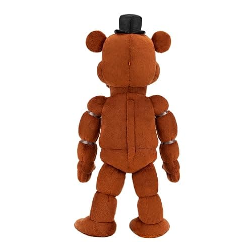 Five Nights at Freddy’s 14” Poseable Sound Freddy Fazbear Plush - 5 Sounds, 1 Song Clip, and Glow-in-The-Dark Eyes - Ages 8+ thumbnail 6